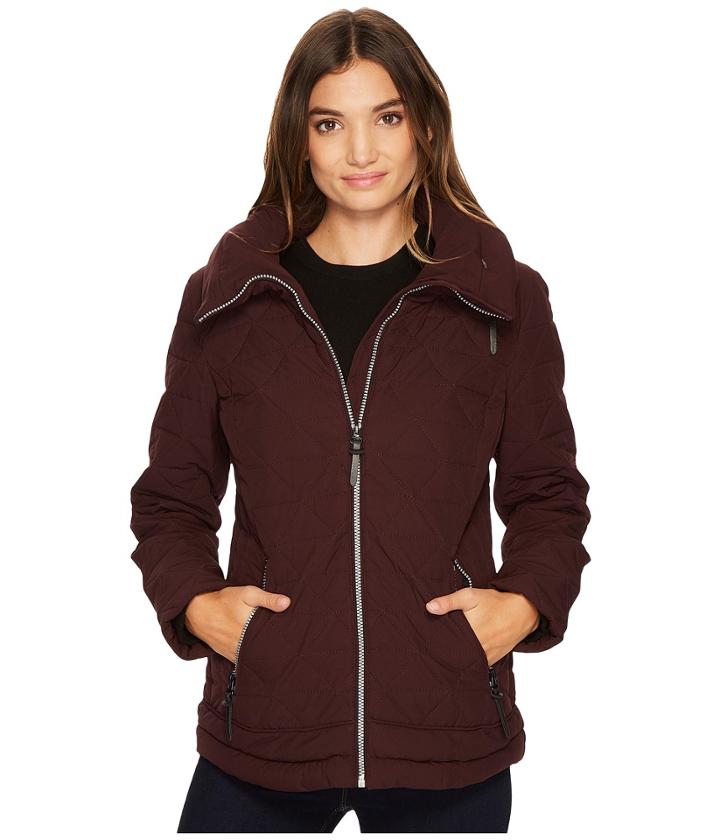 Marc New York By Andrew Marc Sapphire 26 Four-way Stretch Jacket (burgundy) Women's Coat