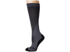 2xu Compression Performance Run Sock (titanium/black) Women's Knee High Socks Shoes