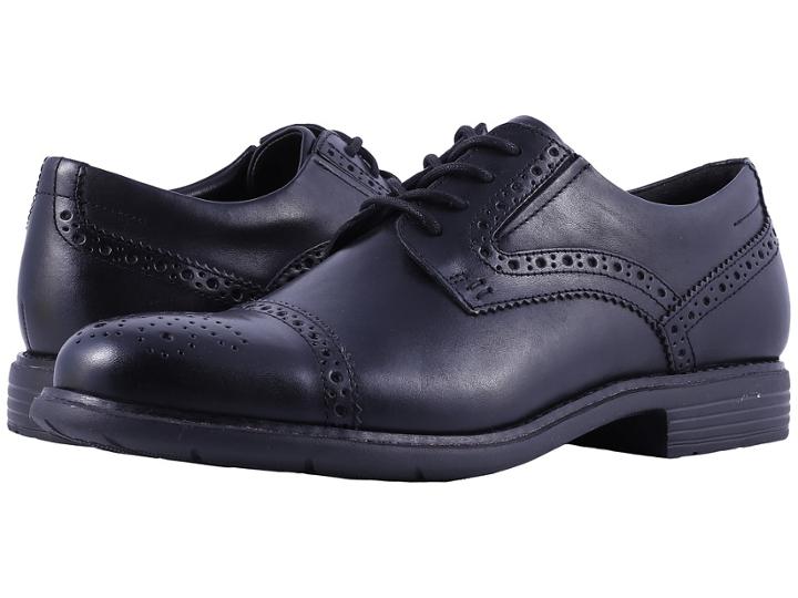 Rockport Total Motion Classic Dress Cap Toe (black) Men's Shoes