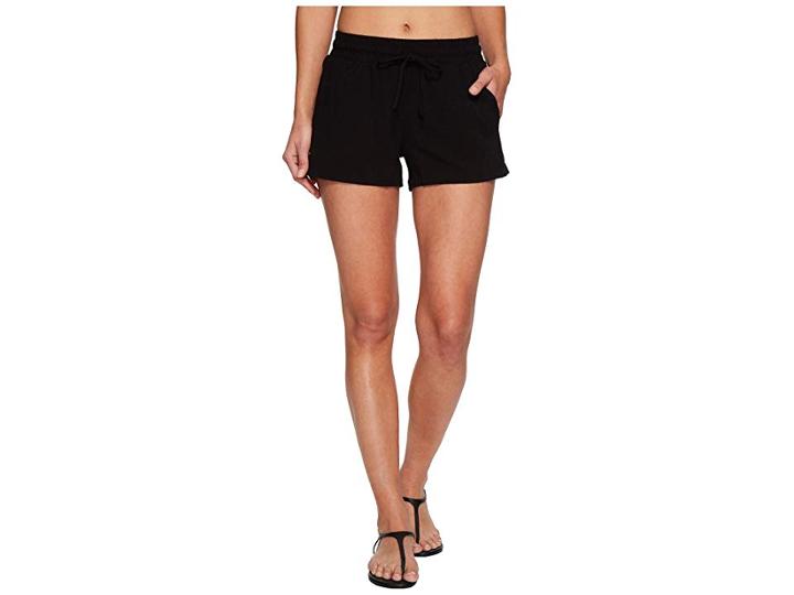 Green Dragon Beach Essentials Manhattan Drawstring Beach Short (black) Women's Shorts