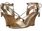 Lilly Pulitzer Aria Wedge (gold Metallic) Women's Wedge Shoes