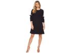 Ellen Tracy A Line Dress With Cut Out (night Sky) Women's Dress