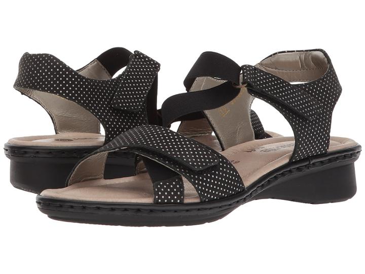 Rieker D2757 Reanne 57 (schwarz/silver/schwarz) Women's  Shoes