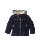 Urban Republic Kids Alexander Pu Suede Moto Jacket Sherpa Lined Fleece Hood (toddler) (navy) Boy's Coat