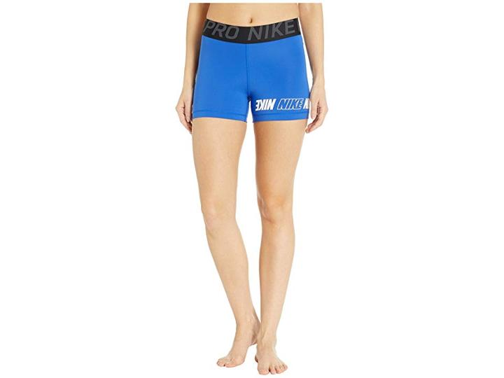 Nike Pro Sport Distort Shorts 3 (game Royal/black/anthracite/white) Women's Shorts