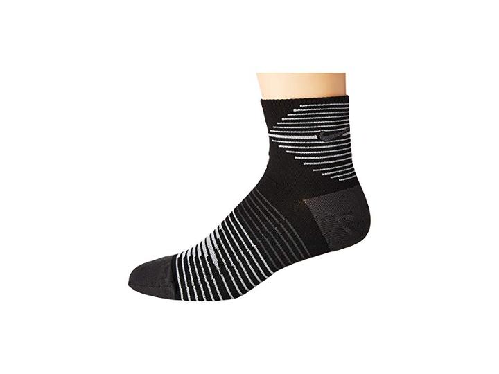 Nike Running Dri-fit Lightweight Crew (black/anthracite/anthracite) Crew Cut Socks Shoes