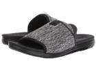 Fitflop Artknit Slide (black Mix) Women's  Shoes