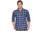Vintage 1946 Touch Finish Twill Long Sleeve Shirt (navy) Men's Clothing