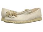 Bandolino Blondelle (gold Metallic Coated Linen/metallic Nappa Synthetic) Women's Shoes