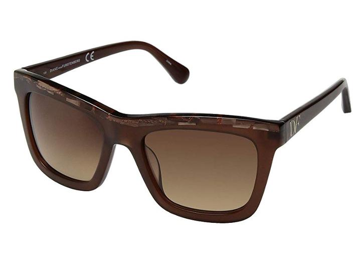 Diane Von Furstenberg Tessa (brown) Fashion Sunglasses