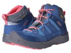 Keen Kids Hikeport Mid Wp (little Kid/big Kid) (dress Blues/sugar Coral) Girls Shoes
