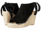 Loeffler Randall Lyra (black Split Suede) Women's Shoes