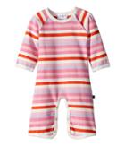 Toobydoo Multi Pink Stripe Bootcut Jumpsuit (infant) (pink) Girl's Jumpsuit & Rompers One Piece
