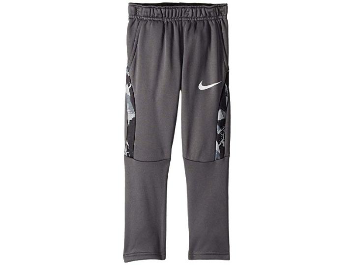 Nike Kids Therma All Over Print Leg Pants (toddler) (dark Gray) Boy's Casual Pants