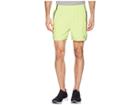 Asics 5 Shorts (neon Lime Heather) Men's Shorts