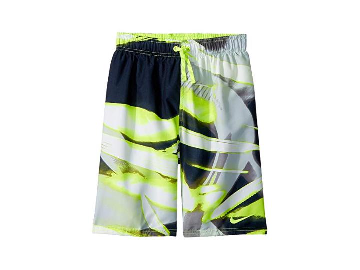 Nike Kids Xo 8 Volley Shorts (big Kids) (volt) Boy's Swimwear