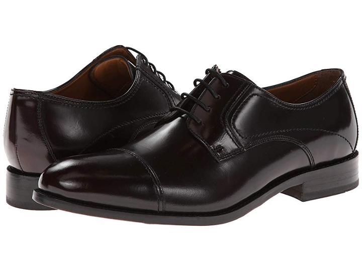 Bostonian Calhoun Limit (burgundy Brush) Men's Lace Up Cap Toe Shoes