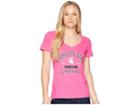 Champion College Michigan State Spartans University V-neck Tee (wow Pink) Girl's T Shirt