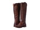 Frye Paige Tall Riding (dark Brown Antique Pull Up) Women's Pull-on Boots