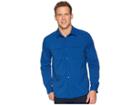 Mountain Hardwear Canyon Protm Long Sleeve Top (nightfall Blue) Men's Long Sleeve Button Up