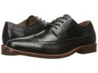 G.h. Bass & Co. Clinton (black Burnished Full Grain) Men's Lace Up Casual Shoes