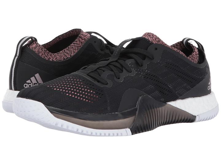 Adidas Crazytrain Elite (core Black/tech Silver Metallic/tactile Rose) Women's Shoes
