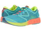 Asics Noosa Ff (aquarium/flash Coral/safety Yellow) Women's Running Shoes