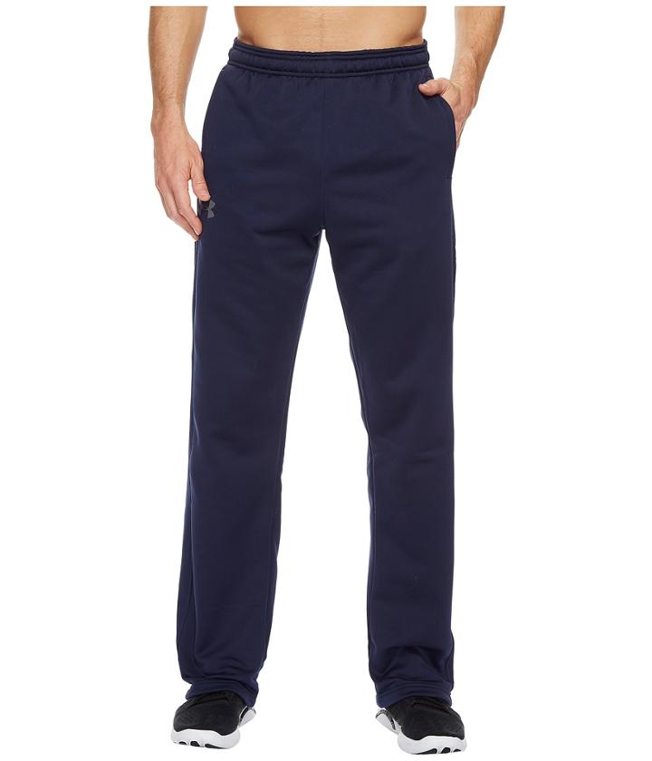 Under Armour Storm Armour Fleece Icon Pants (midnight Navy/marathon Red) Men's Casual Pants