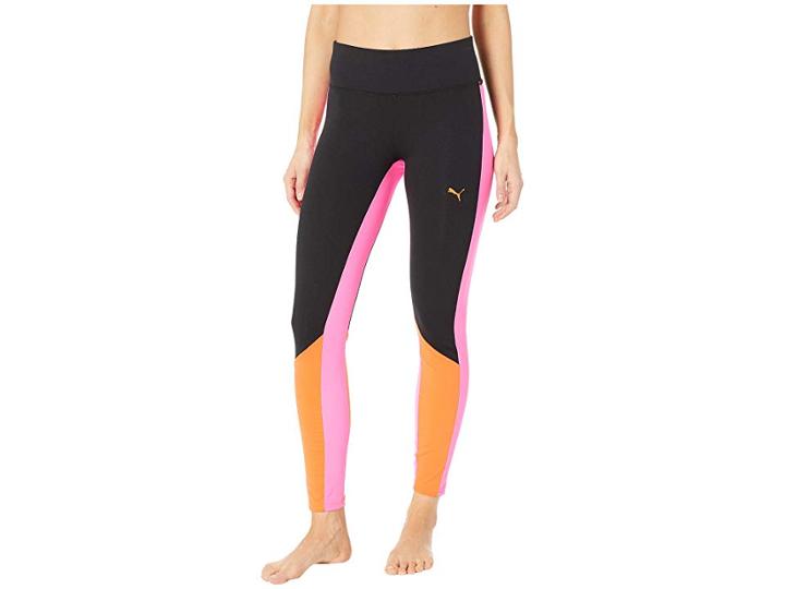 Puma Catch Me Illusion Tights (puma Black/firecracker) Women's Casual Pants