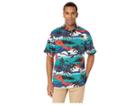 Tommy Bahama Moonlight In Paradise Shirt (ocean Deep) Men's Short Sleeve Button Up