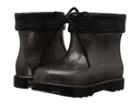Mini Melissa Mini Rain Boot (toddler/little Kid) (black Glitter) Girls Shoes