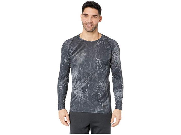 Nike Top Long Sleeve Fitted Special Forces Realtree (black/black) Men's Workout