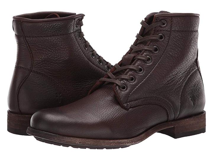 Frye Tyler Lace-up (dark Brown) Women's Boots