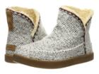 Sanuk Cush N' Blaze (natural Chevron Knit) Women's Pull-on Boots