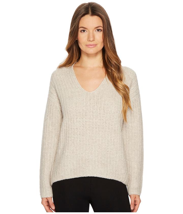 Vince Deep V-neck Pullover (hazel) Women's Clothing