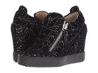 Giuseppe Zanotti Rw80024 (ghost Argento/nero) Women's Shoes