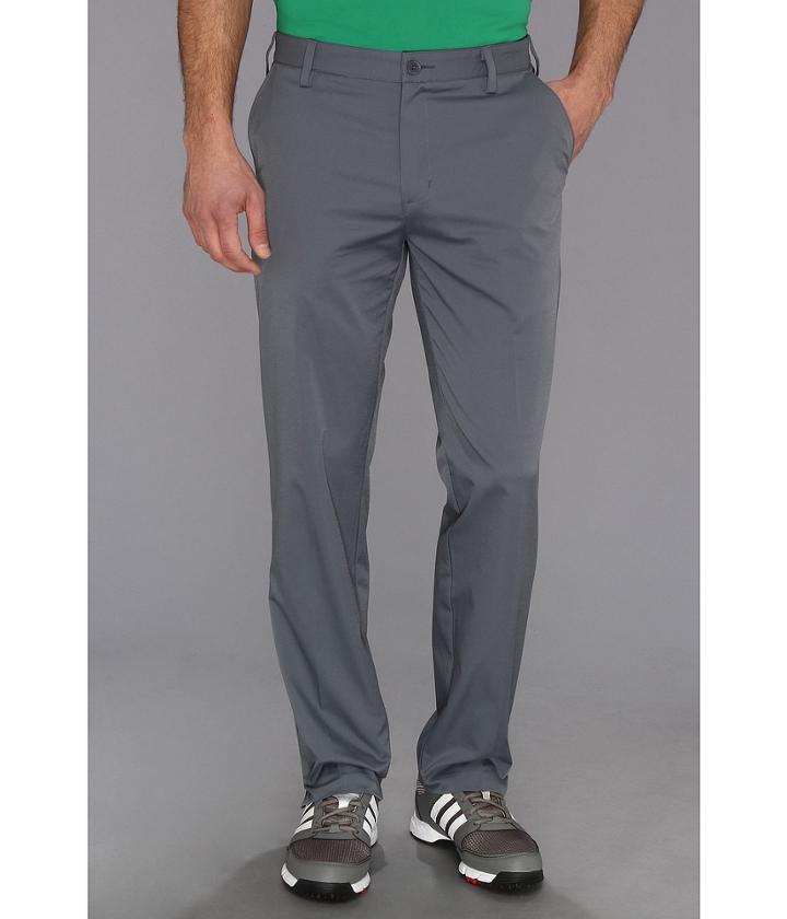 Adidas Golf Flat Front Tech Pant '16 (lead) Men's Casual Pants