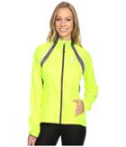 Pearl Izumi W Elite Barrier Convertible Cycling Jacket (screaming Yellow/smoked Pearl) Women's Workout