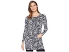 Joules Roya Jersey Jacquard Tunic (navy Pheasant Floral) Women's Blouse