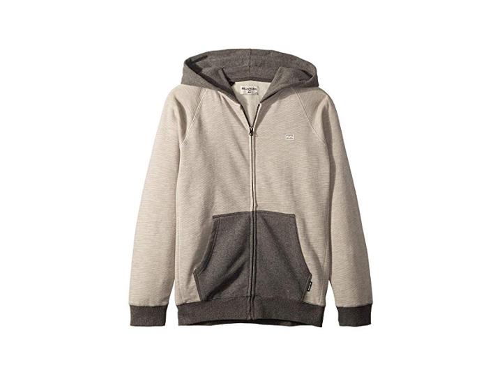 Billabong Kids Balance Zip Hoodie (big Kids) (oatmeal) Boy's Sweatshirt