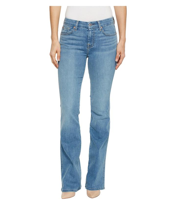 7 For All Mankind A Pocket In Bright Palm (bright Palm) Women's Jeans