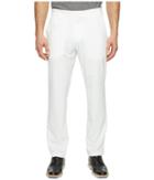 Nike Golf Flat Front Stretch Woven Pants (white/flat Silver) Men's Casual Pants