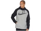 Nike Thermal Hoodie Swoosh Essential (dark Grey Heather/black/black) Men's Sweatshirt