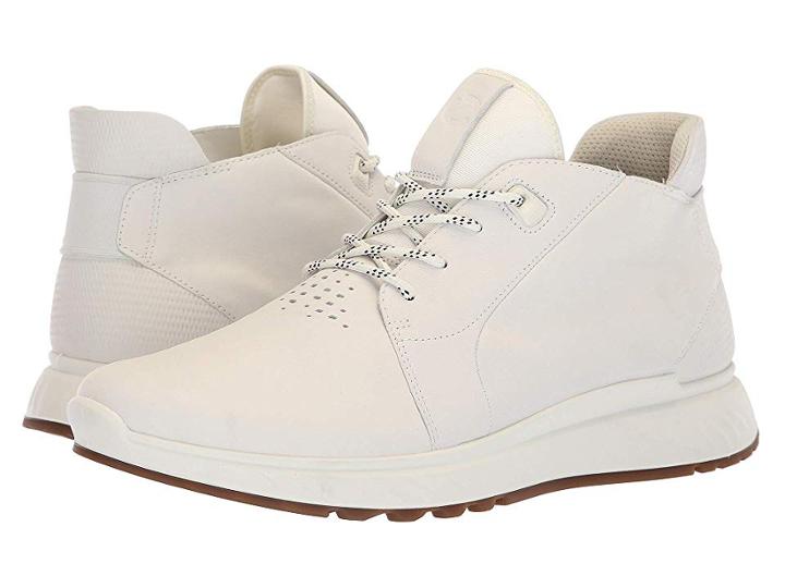 Ecco St1 High (white) Men's Lace Up Casual Shoes