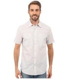 Merrell Palm Rope Print Shirt (vapor Blue Print) Men's Short Sleeve Button Up
