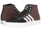 Adidas Skateboarding Matchcourt High Rx (core Black/footwear White/brown) Men's Skate Shoes