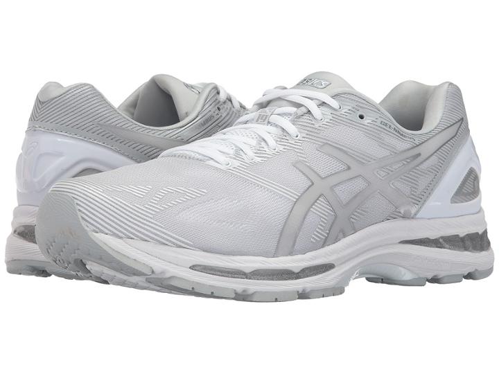 Asics Gel-nimbus(r) 19 (glacier Grey/silver/white) Men's Running Shoes