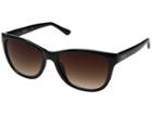 Kenneth Cole Reaction Kc1267 (shiny Black/gradient Brown) Fashion Sunglasses