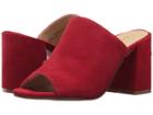 Chinese Laundry Sammy Slide (red Kid Suede) Women's Shoes
