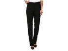 Nydj Sandrah Slim Career Trouser (black) Women's Casual Pants